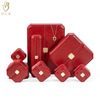 Source Factory Luxury Leather boxes packaging stitching jewellery box Custom logo jewellery boxes Bulk