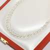 High-grade microfiber pearl box jewelry packaging box spot wholesale high-end jewelry set box