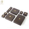 Factory ODM private label jewelry boxes 2025 jewellery display box cardboard double door jewelry box