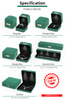 China Source Factory LED light jewelry boxes packaging Velvet ring box led Custom logo jewellery boxes