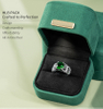 China Source Factory LED light jewelry boxes packaging Velvet ring box led Custom logo jewellery boxes