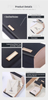 Factory ODM bulk bangle box packaging leather jewelry box packaging custom logo