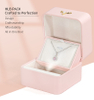 China Verified Factory LED light jewelry boxes packaging pu leather ring box led Custom logo jewellery boxes
