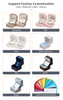 China Verified Factory LED light jewelry boxes packaging pu leather ring box led Custom logo jewellery boxes