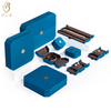 Factory ODM luxury jewelry box metal logo Jewelry box Octagon double door jewelry box packaging