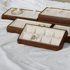 China factory HLB ODM wooden jewelry stand Jewellery Display wooden jewelry display trays custom logo