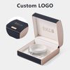 Factory ODM bulk bangle box packaging leather jewelry box packaging custom logo