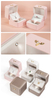 China Verified Factory LED light jewelry boxes packaging pu leather ring box led Custom logo jewellery boxes