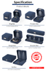 China Source Factory LED velvet jewelry boxes packaging Velvet jewellery box light Custom logo jewellery boxes