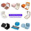 New Hot-sale Guangdong Factory luxury jewelry boxes packaging leather jewelry box high-end jewellery boxes