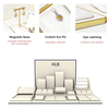 Manufacturer Cost-effective Metallic jewelry tray custom necklace display tray jewellery tray organizer
