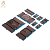 Factory ODM luxury jewelry box metal logo Jewelry box Octagon double door jewelry box packaging