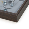 Manufacturer Ultra Cost-effective Faux Wooden jewelry tray custom pendant display tray jewellery tray organizer